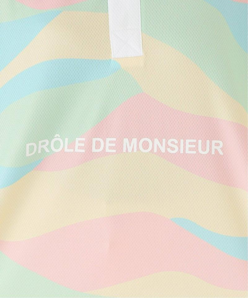【DROLE DE MONSIEUR / ドロールドムッシュ】Meshice cream T-SHIRT：ポロシャツ（JOURNAL STANDARD relume）