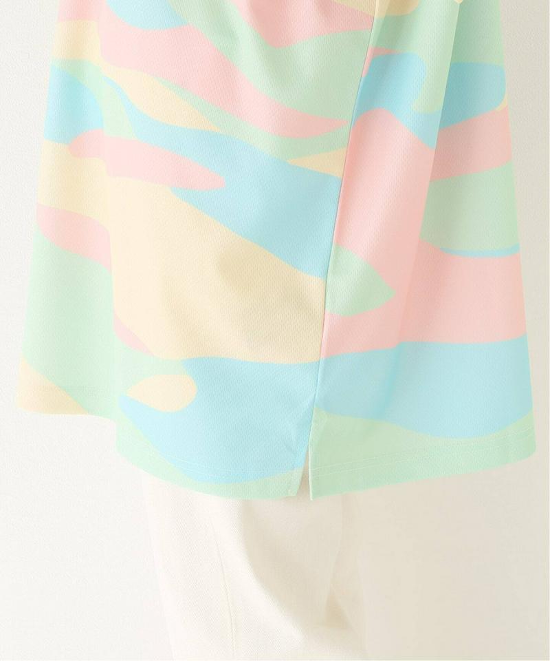【DROLE DE MONSIEUR / ドロールドムッシュ】Meshice cream T-SHIRT：ポロシャツ（JOURNAL STANDARD relume）