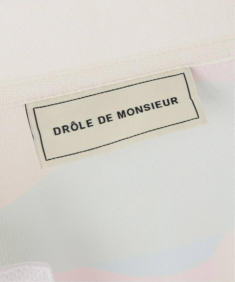 【DROLE DE MONSIEUR / ドロールドムッシュ】Meshice cream T-SHIRT：ポロシャツ（JOURNAL STANDARD relume）