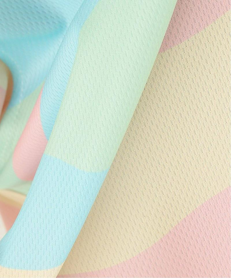 【DROLE DE MONSIEUR / ドロールドムッシュ】Meshice cream T-SHIRT：ポロシャツ（JOURNAL STANDARD relume）