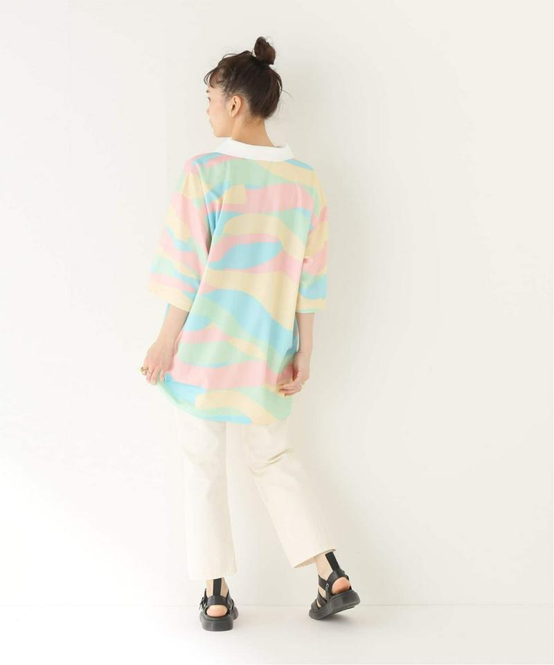 【DROLE DE MONSIEUR / ドロールドムッシュ】Meshice cream T-SHIRT：ポロシャツ（JOURNAL STANDARD relume）