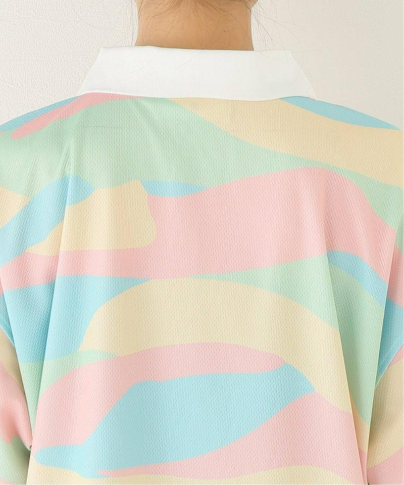 【DROLE DE MONSIEUR / ドロールドムッシュ】Meshice cream T-SHIRT：ポロシャツ（JOURNAL STANDARD relume）