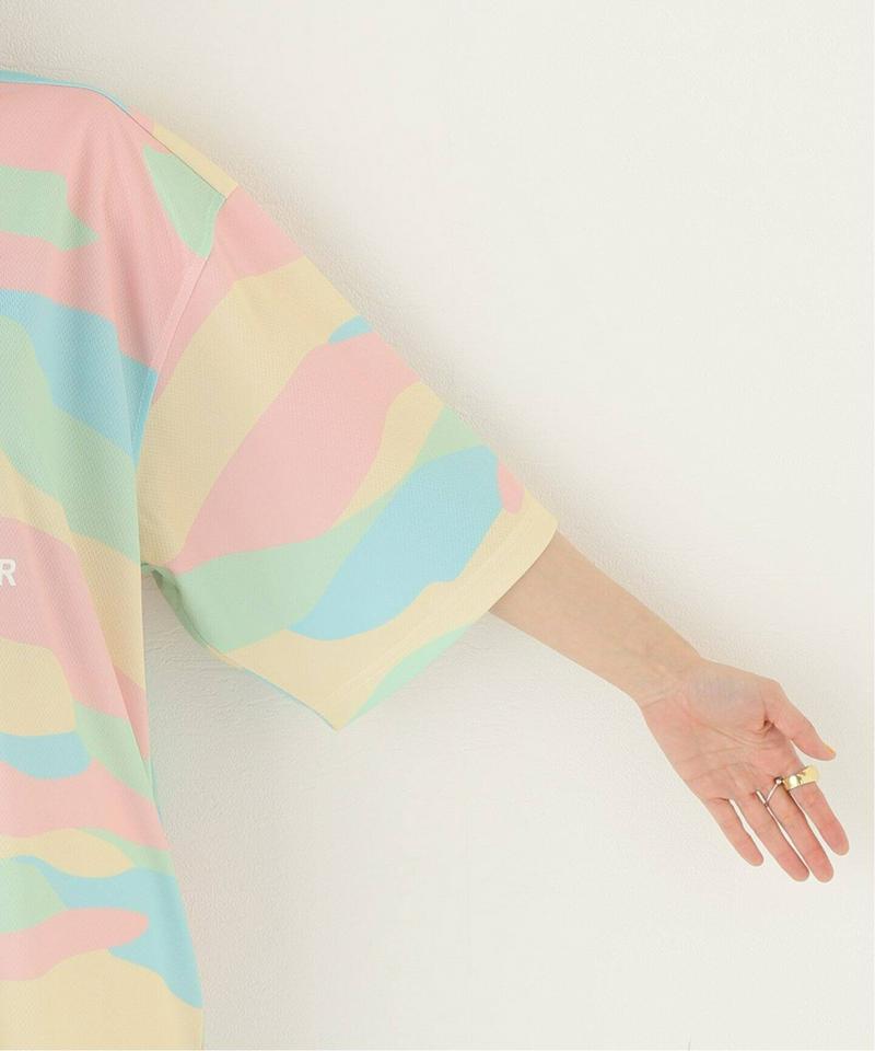 【DROLE DE MONSIEUR / ドロールドムッシュ】Meshice cream T-SHIRT：ポロシャツ（JOURNAL STANDARD relume）