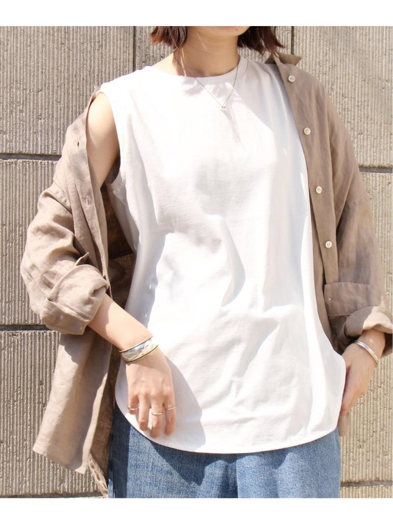 プレミアムコットン ラウンドヘムN/S Tee
