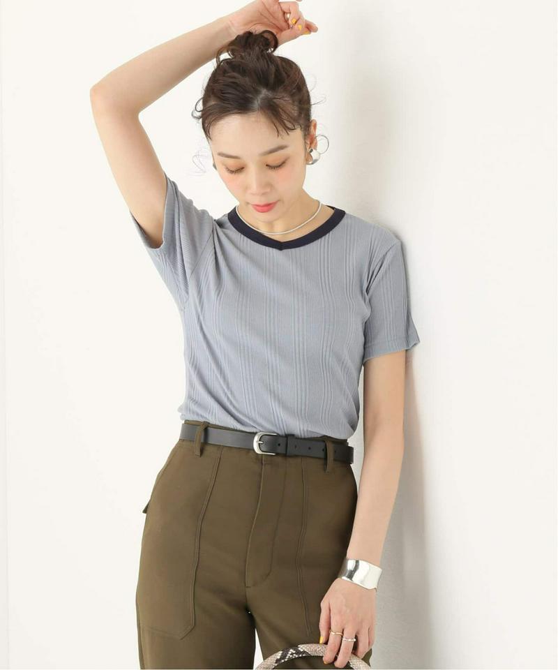 【MAISON EUREKA/メゾン・エウレカ】RANDOM RIB V NECK TEE：カットソー（JOURNAL STAN