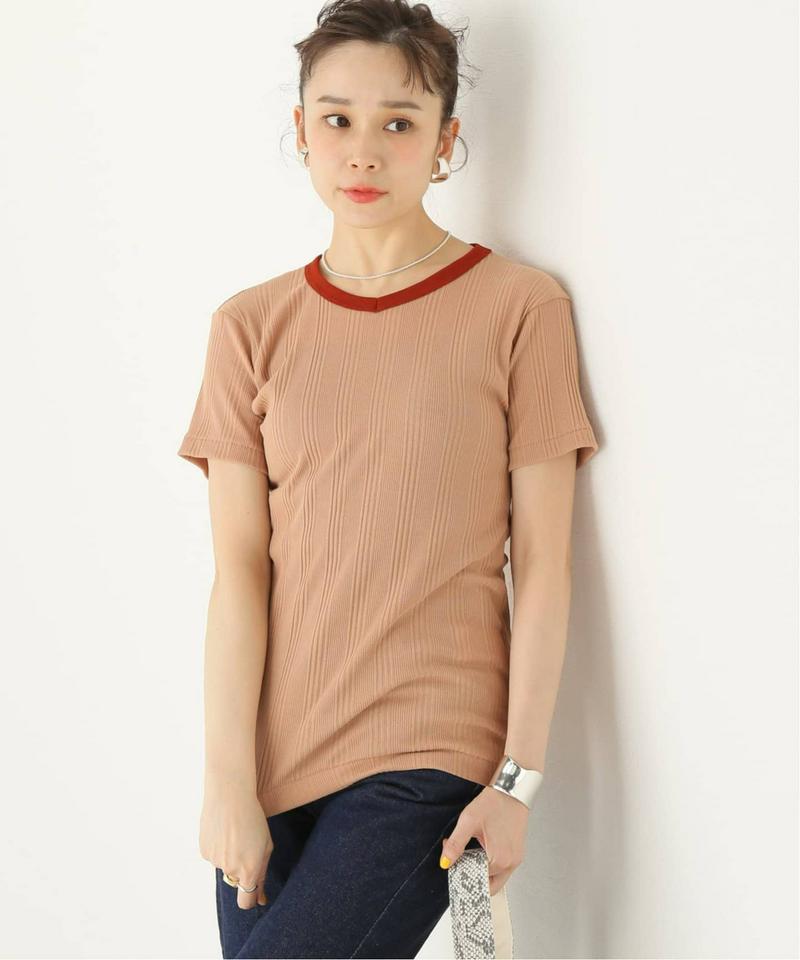 【MAISON EUREKA/メゾン・エウレカ】RANDOM RIB V NECK TEE：カットソー（JOURNAL STAN