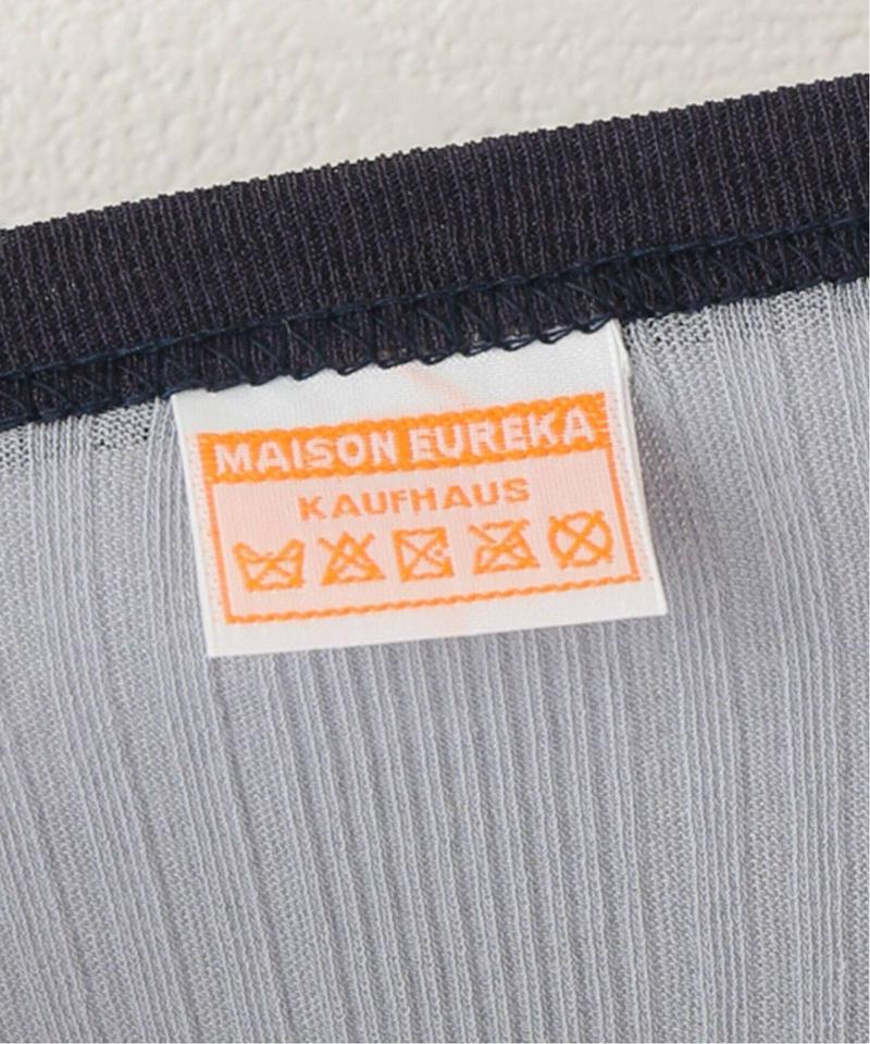 【MAISON EUREKA/メゾン・エウレカ】RANDOM RIB V NECK TEE：カットソー（JOURNAL STAN