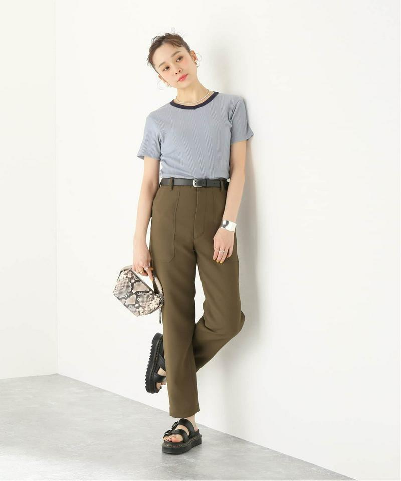 【MAISON EUREKA/メゾン・エウレカ】RANDOM RIB V NECK TEE：カットソー（JOURNAL STAN
