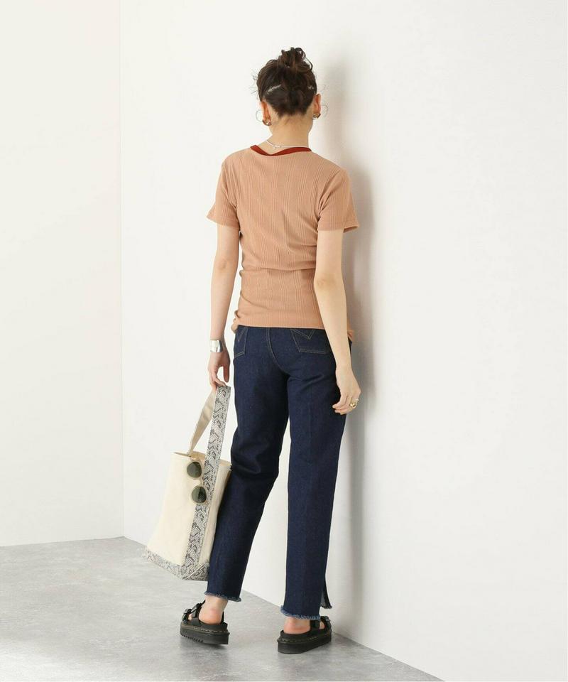【MAISON EUREKA/メゾン・エウレカ】RANDOM RIB V NECK TEE：カットソー（JOURNAL STAN
