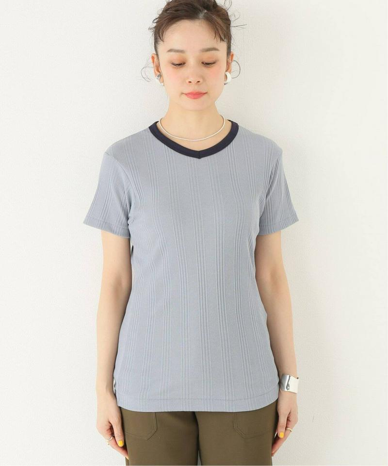 【MAISON EUREKA/メゾン・エウレカ】RANDOM RIB V NECK TEE：カットソー（JOURNAL STAN