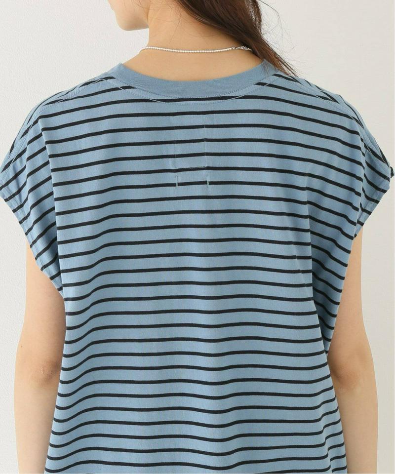 【YSTRDY’S TMRRW/イエスタディトゥモロー】OVERDYED BORDER BAGGY TEE：Tシャツ◆（JOUR