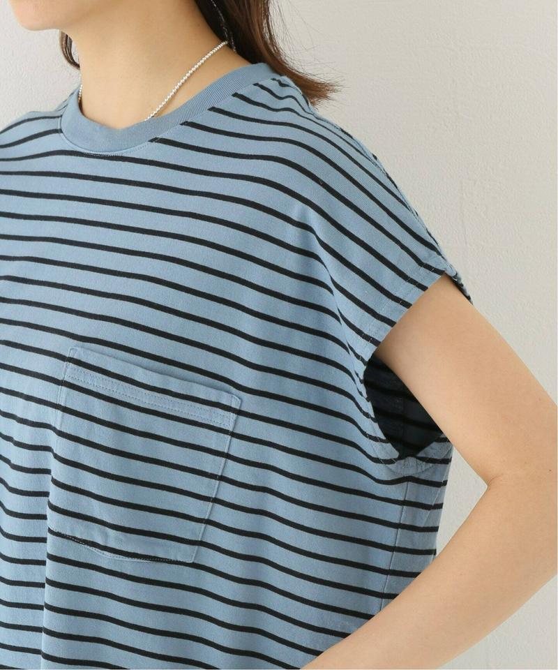 【YSTRDY’S TMRRW/イエスタディトゥモロー】OVERDYED BORDER BAGGY TEE：Tシャツ◆（JOUR