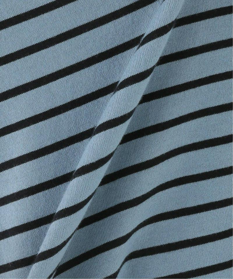【YSTRDY’S TMRRW/イエスタディトゥモロー】OVERDYED BORDER BAGGY TEE：Tシャツ◆（JOUR