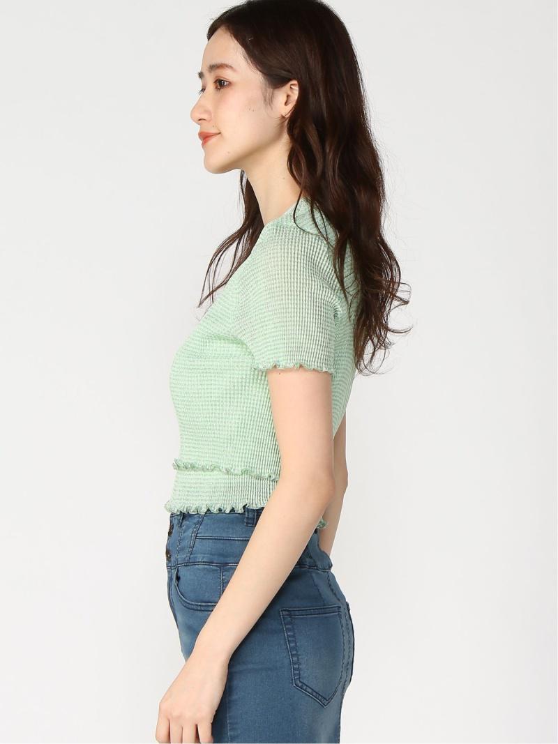 PRISCAVERA double layer crop top