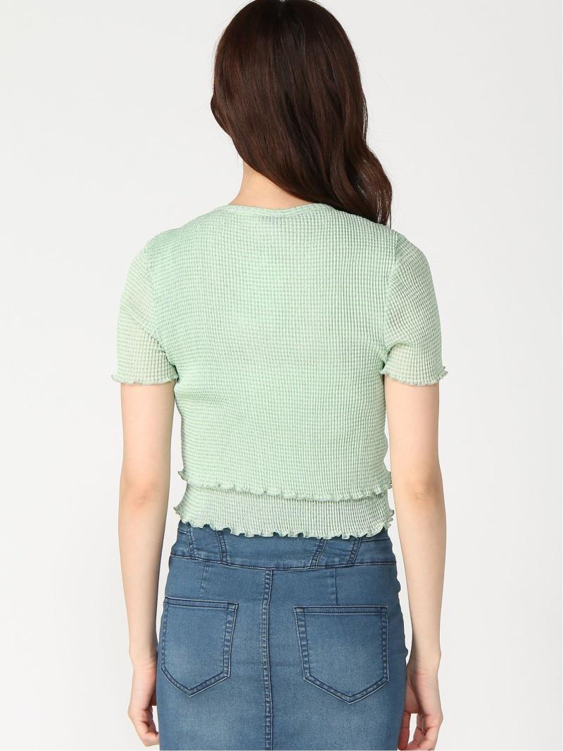PRISCAVERA double layer crop top