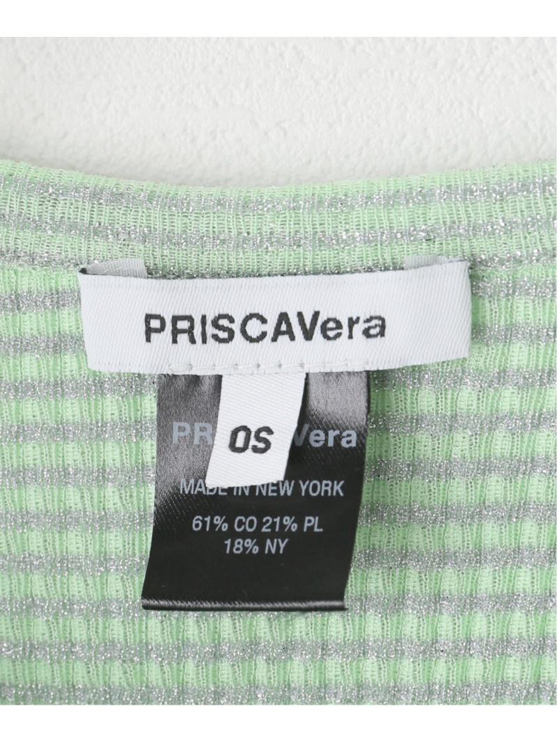 PRISCAVERA double layer crop top
