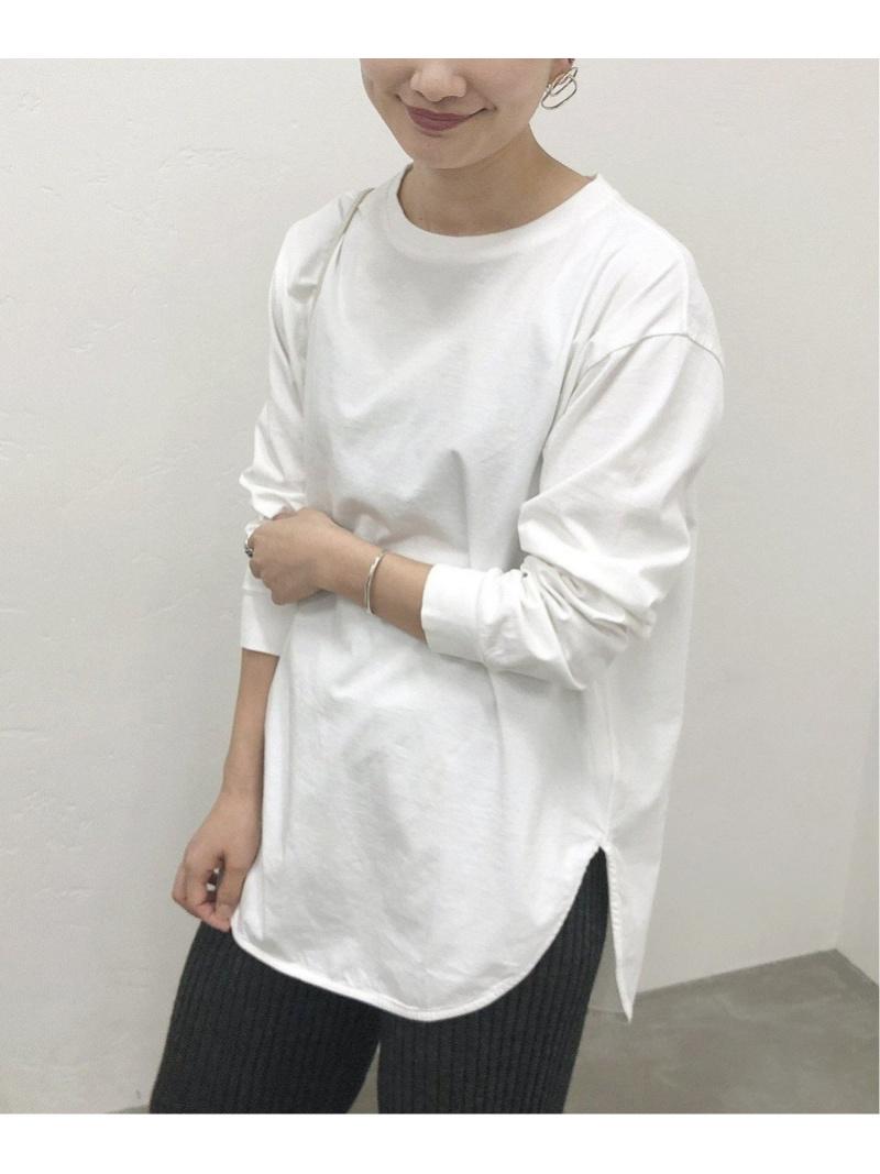 プレミアムコットン ラウンドヘム L/Tee
