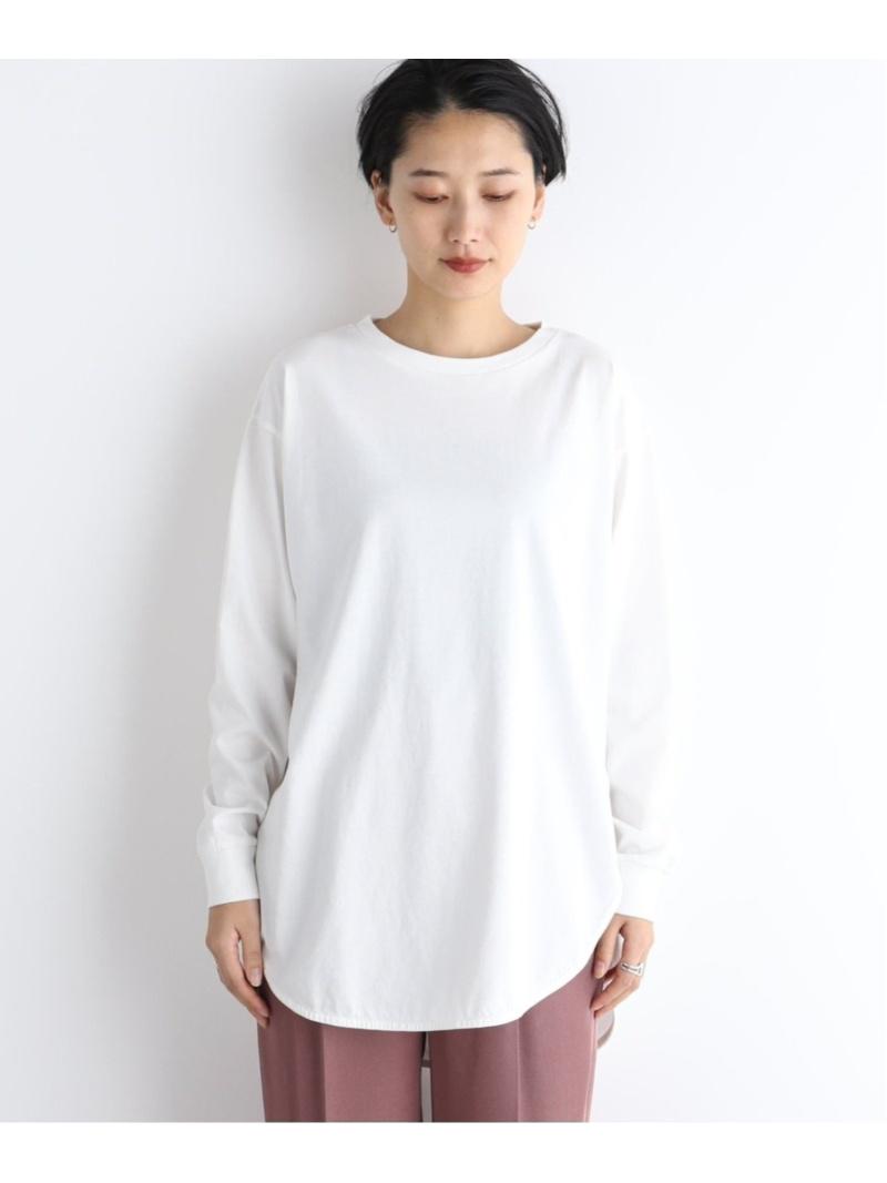 プレミアムコットン ラウンドヘム L/Tee