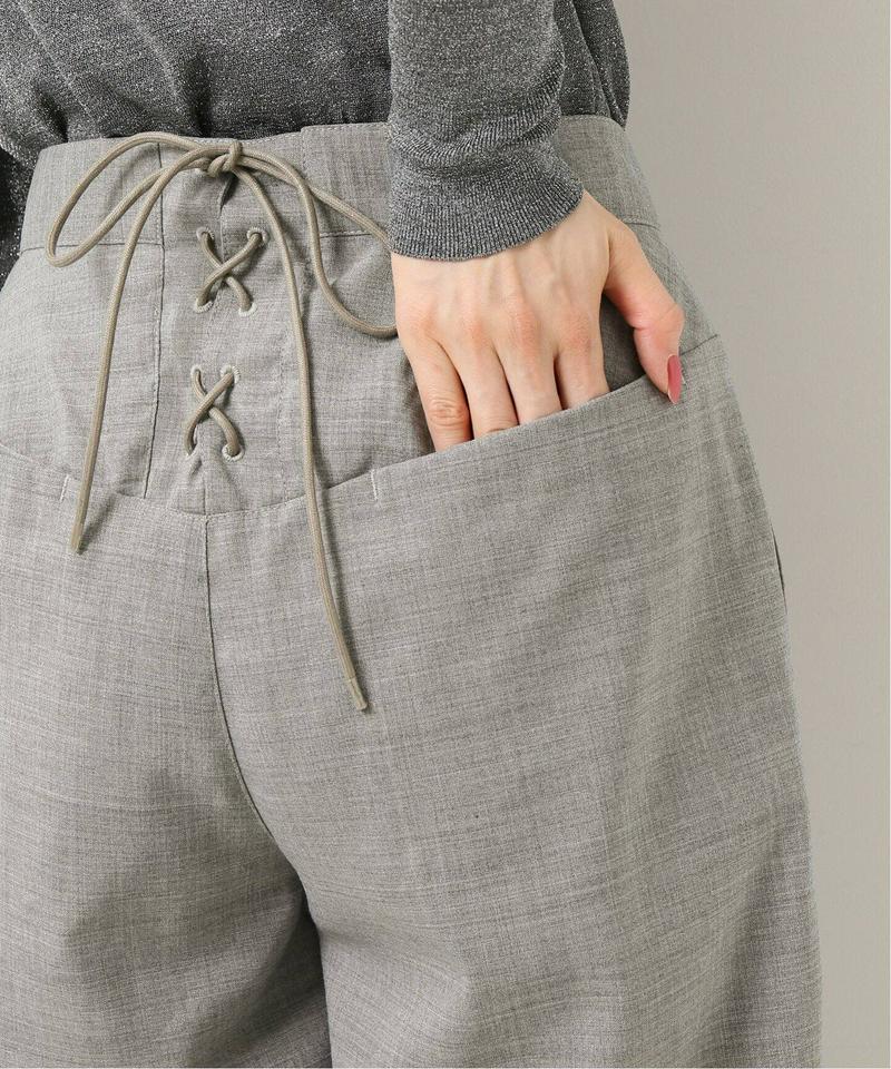 ウールコンスソZIPタックパンツ