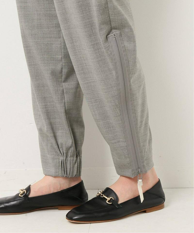 ウールコンスソZIPタックパンツ
