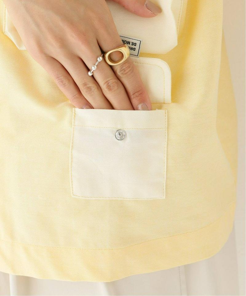 【DROLE DE MONSIEUR/ドロール・ド・ムッシ】Oxford Utility Shirt：シャツ（JOURNAL S
