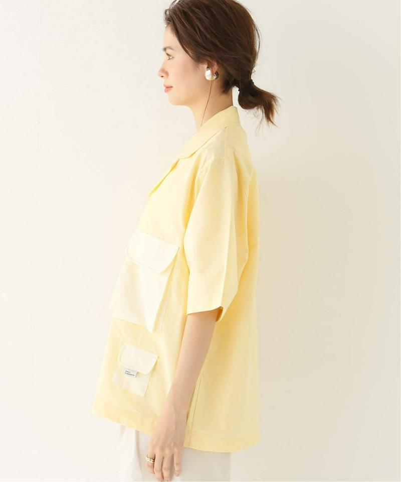 【DROLE DE MONSIEUR/ドロール・ド・ムッシ】Oxford Utility Shirt：シャツ（JOURNAL S