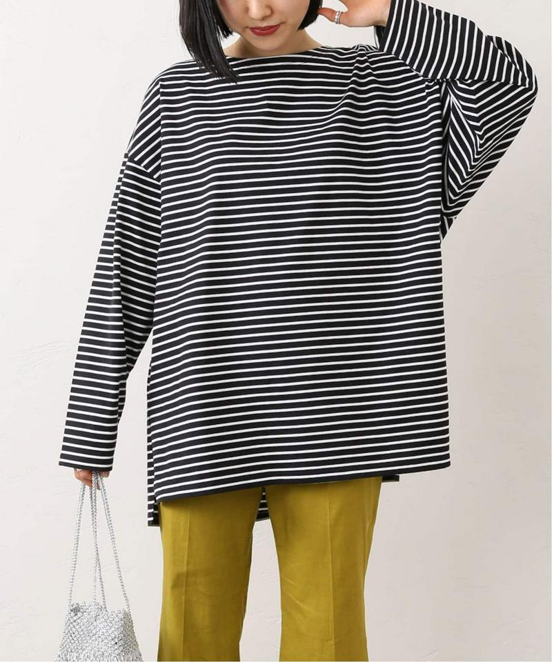 BIGシルエットボーダーTシャツ◆（JOURNAL STANDARD relume）