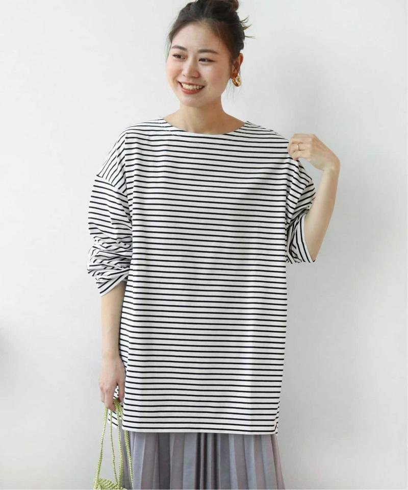 BIGシルエットボーダーTシャツ◆（JOURNAL STANDARD relume）