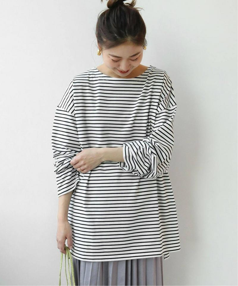 BIGシルエットボーダーTシャツ◆（JOURNAL STANDARD relume）