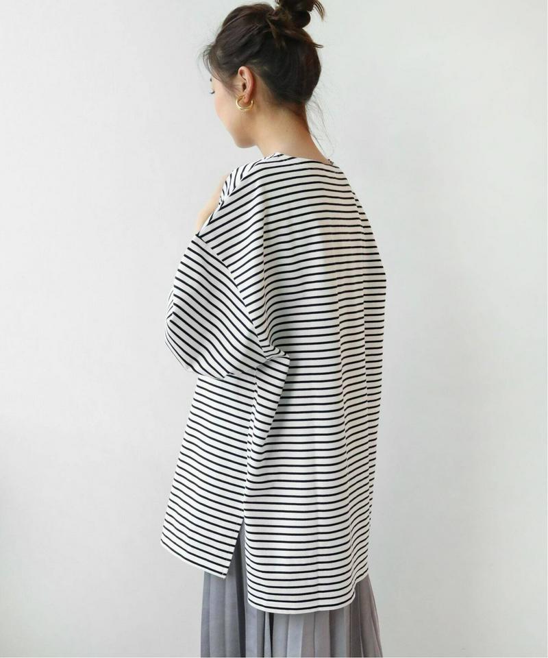 BIGシルエットボーダーTシャツ◆（JOURNAL STANDARD relume）