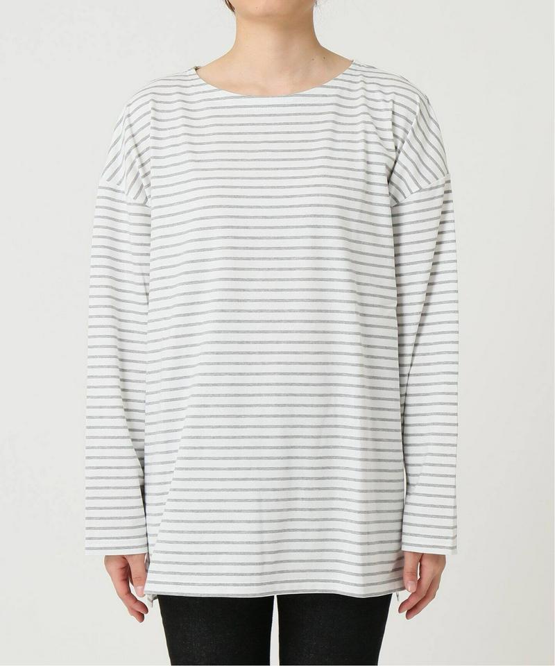 BIGシルエットボーダーTシャツ◆（JOURNAL STANDARD relume）