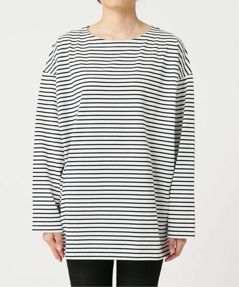 BIGシルエットボーダーTシャツ◆（JOURNAL STANDARD relume）