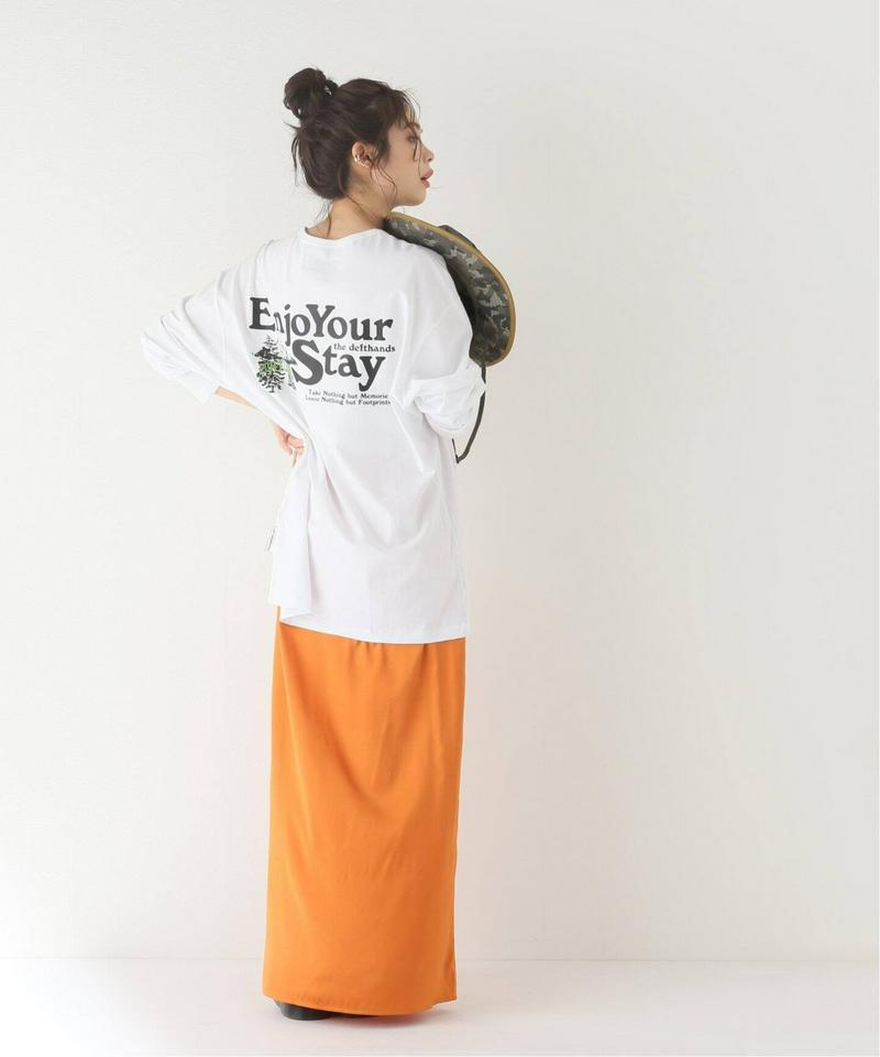 【THE DEFTHANDS/ザ・デフトハンズ】ENJOY YOUR STAY LONG SLEEVE：Tシャツ（JOURNAL