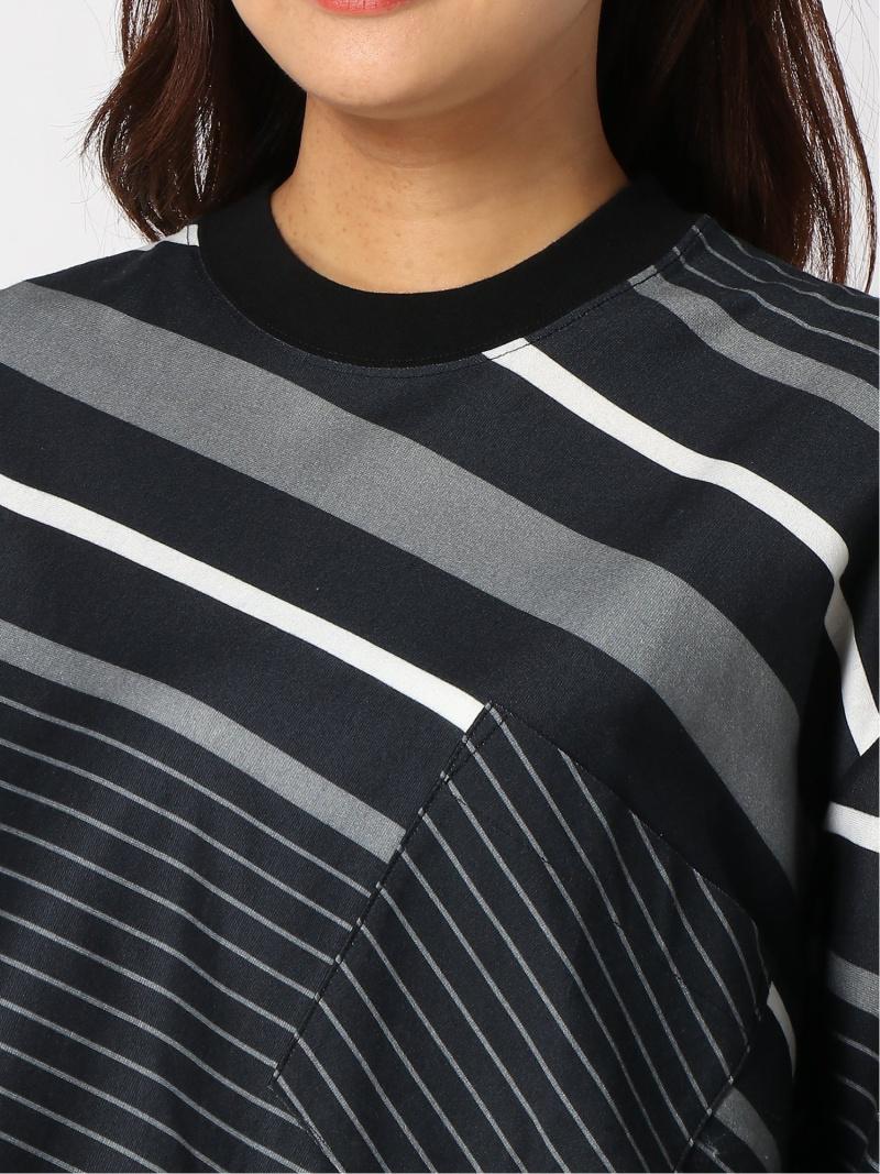 NOMA T.D. N stripe twisted ls tee