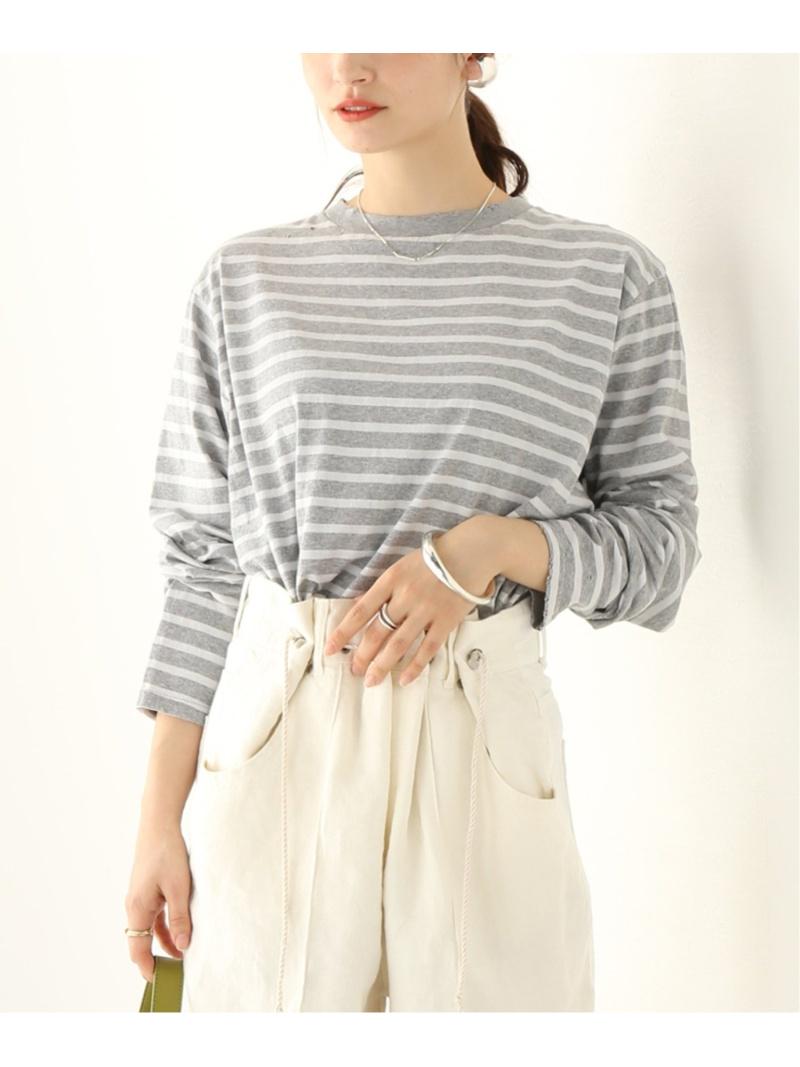 (W)WIFFLE DAMAGE BORDER LS TEE