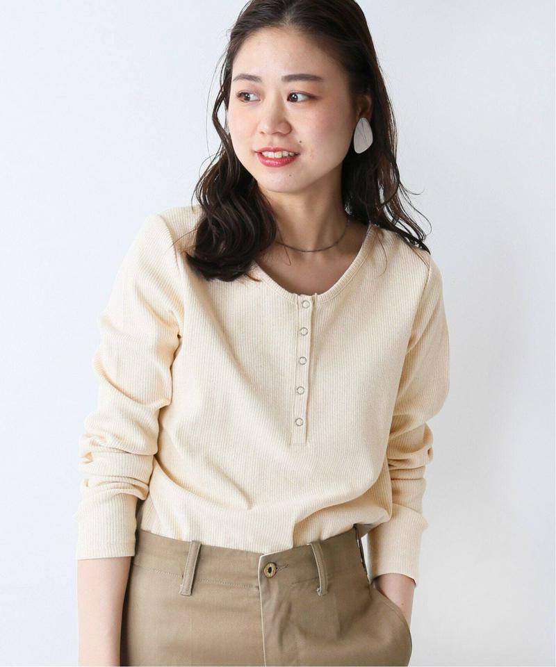 ハリヌキリブヘンリーネックプルオーバー◆（JOURNAL STANDARD relume）