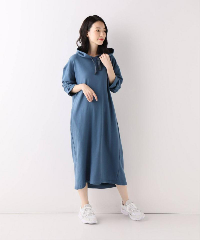 タックコクーンパーカーワンピース