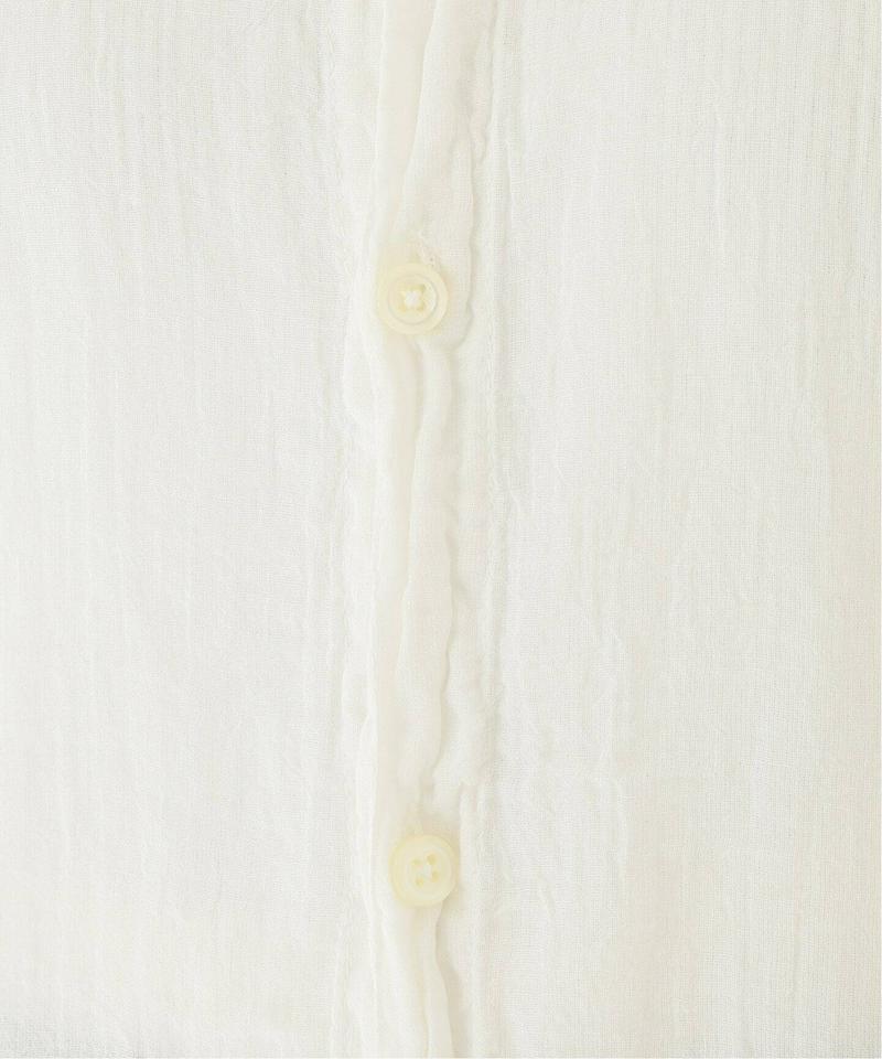 【ARMEN/アーメン】UTILTY BANDED COLLAR LONG SHIRTS◆