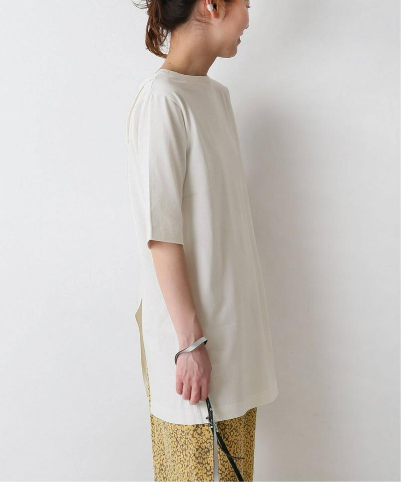2WayオーバーラップスリットTシャツ◆（JOURNAL STANDARD relume）