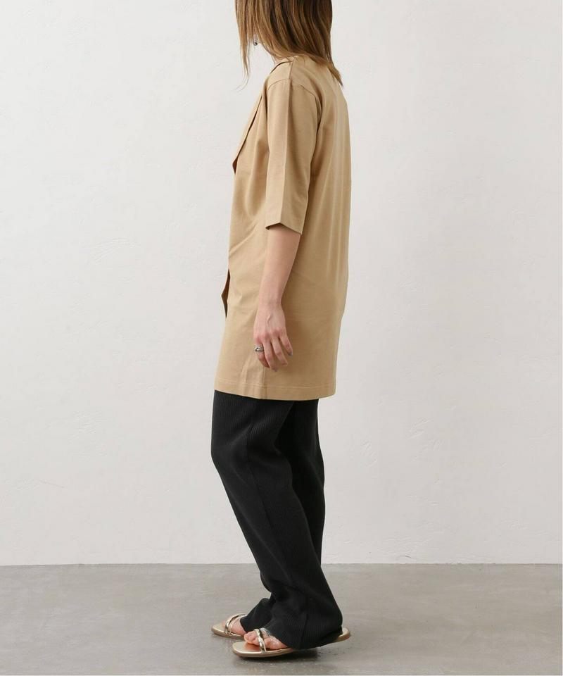 2WayオーバーラップスリットTシャツ◆（JOURNAL STANDARD relume）