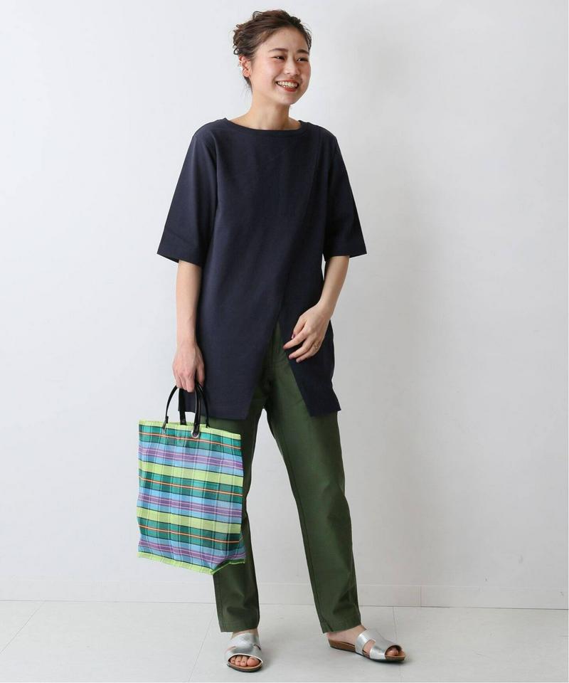 2WayオーバーラップスリットTシャツ◆（JOURNAL STANDARD relume）