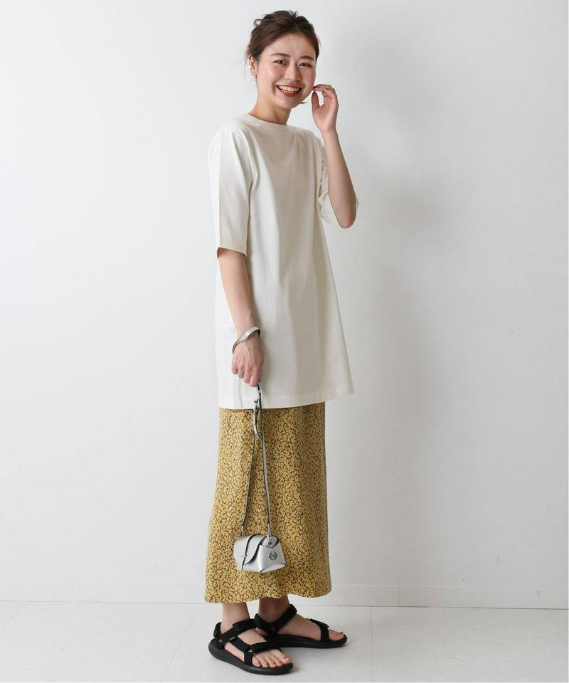 2WayオーバーラップスリットTシャツ◆（JOURNAL STANDARD relume）