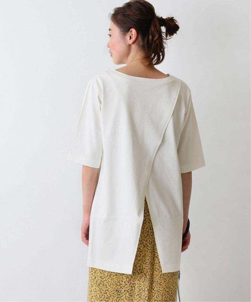 2WayオーバーラップスリットTシャツ◆（JOURNAL STANDARD relume）