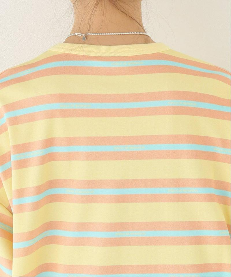 【DROLE DE MONSIEUR / ドロールドムッシュ】Vintage Striped Tee Lo：Tシャツ（JOURN