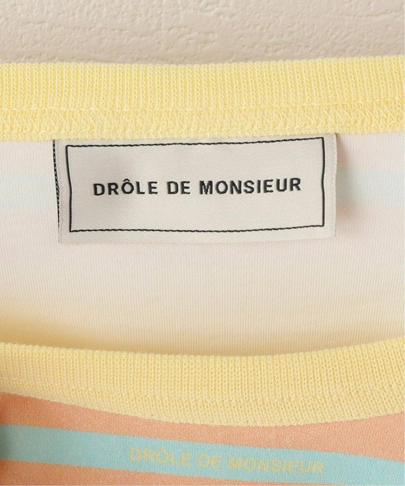 【DROLE DE MONSIEUR / ドロールドムッシュ】Vintage Striped Tee Lo：Tシャツ（JOURN