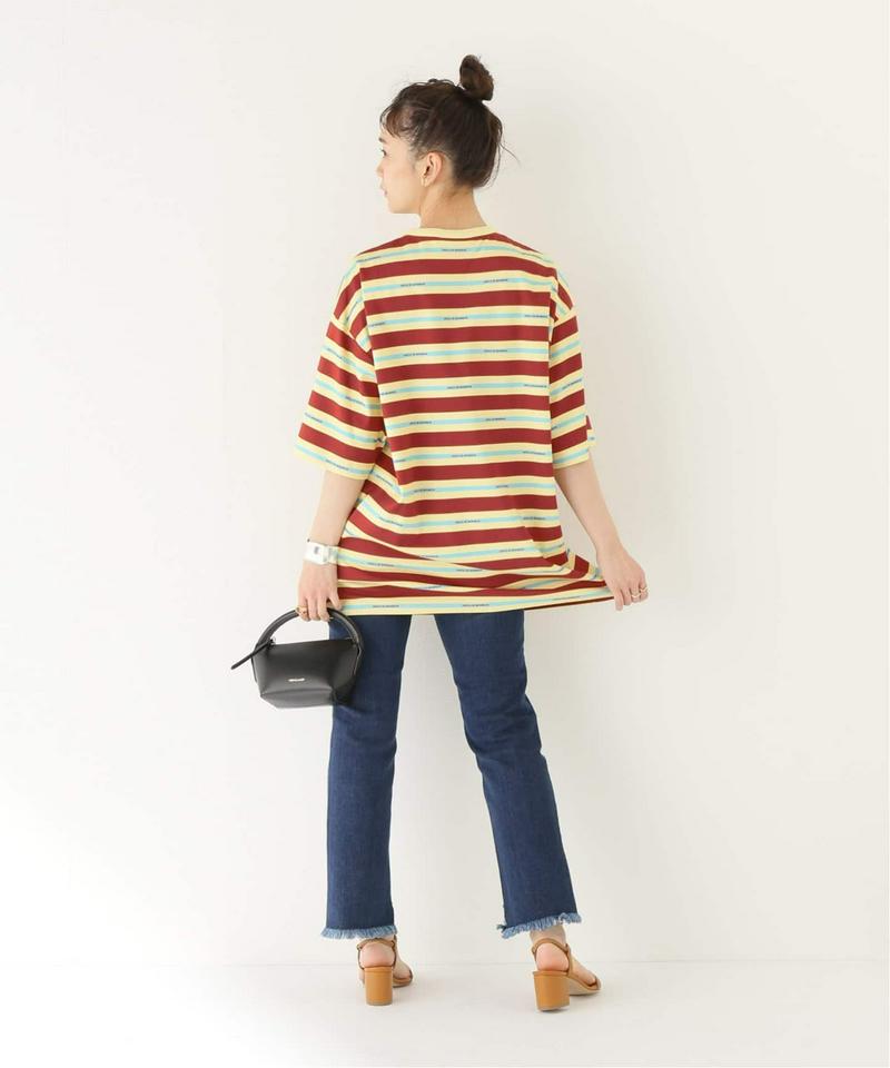 【DROLE DE MONSIEUR / ドロールドムッシュ】Vintage Striped Tee Lo：Tシャツ（JOURN