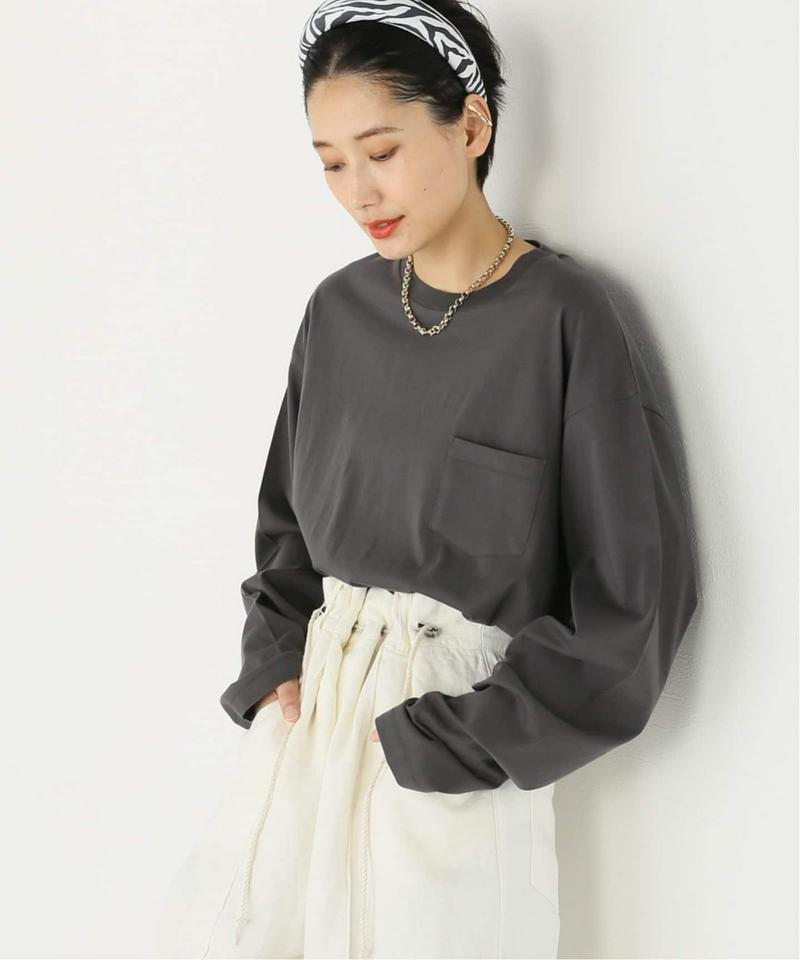 【STAND ALONE/スタンド アローン】L/S SHORT-T-SH：カットソー（JOURNAL STANDARD）