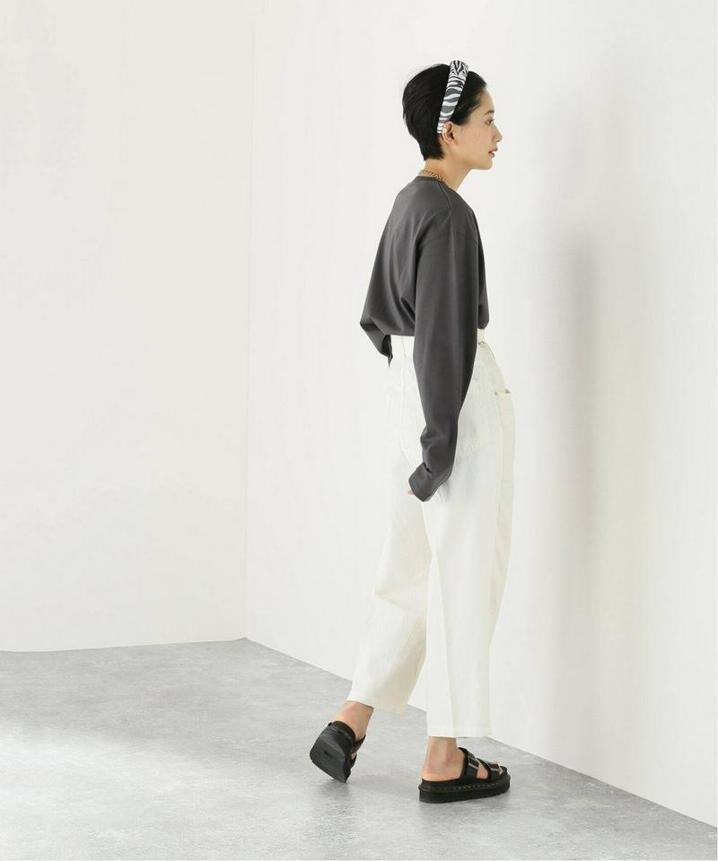 【STAND ALONE/スタンド アローン】L/S SHORT-T-SH：カットソー（JOURNAL STANDARD）