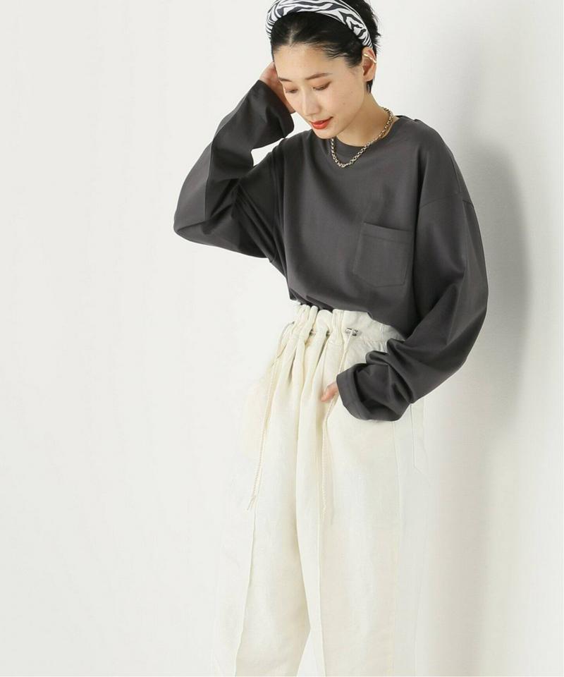 【STAND ALONE/スタンド アローン】L/S SHORT-T-SH：カットソー（JOURNAL STANDARD）