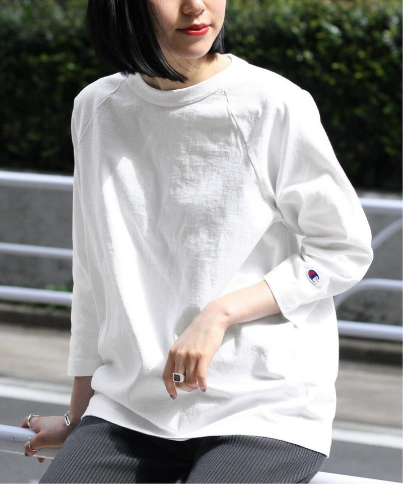 【CHAMPION/チャンピオン】T1011 RAGLAN 3/4 SLEEVE T-SHIRT：Tシャツ◆（JOURNAL S